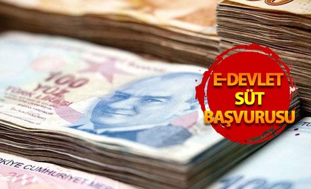 Süt parası başvuru formu