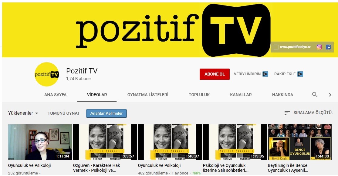 Beyti Engin Pozitif Tv YouTube Kanalı