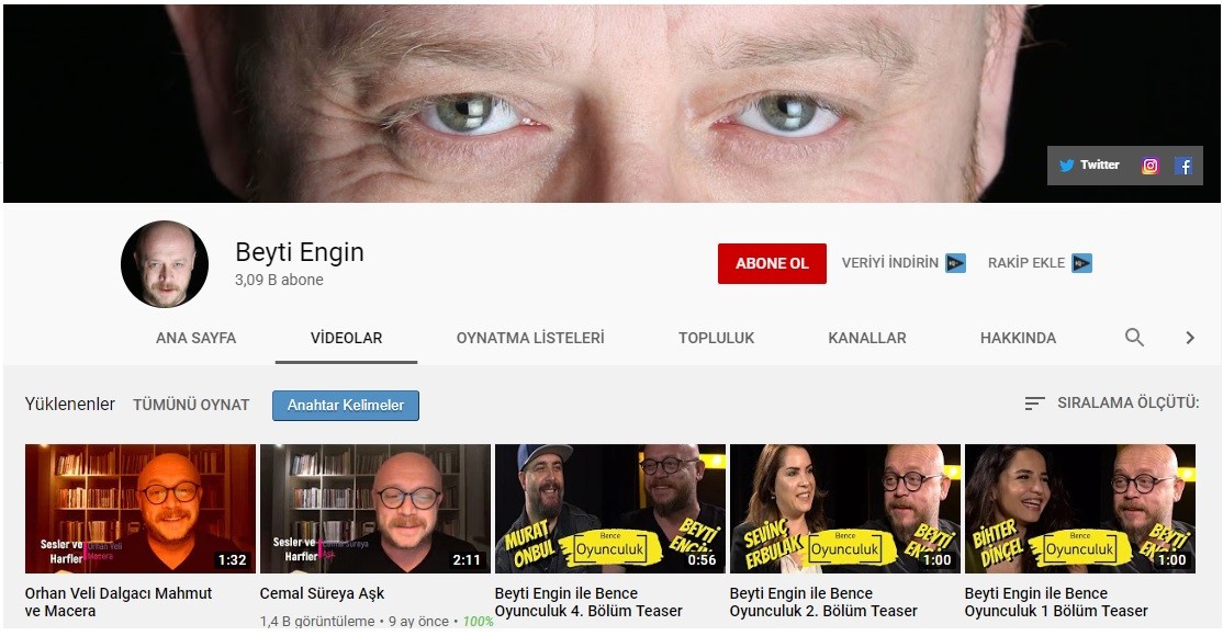 Beyti Engin YouTube Kanalı